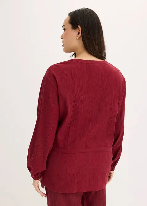 Bluse aus strukturiertem Crinkle, bonprix