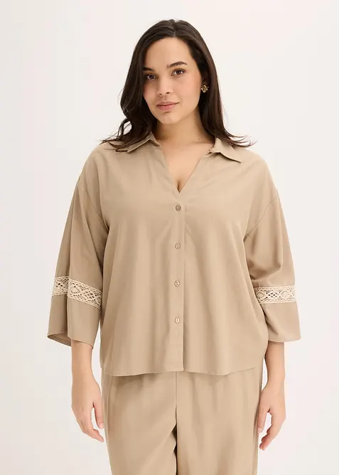 Chemisier fluide en viscose, bonprix
