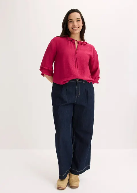 Boheme Bluse aus feinem Viskose-Mix, bonprix
