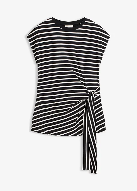 Shirt mit Drapierung, bonprix