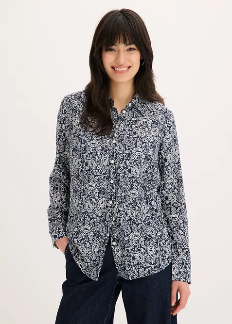 Bluse aus feinem Viskose-Mix, bonprix