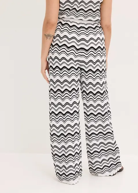 Pantalon en maille, bonprix