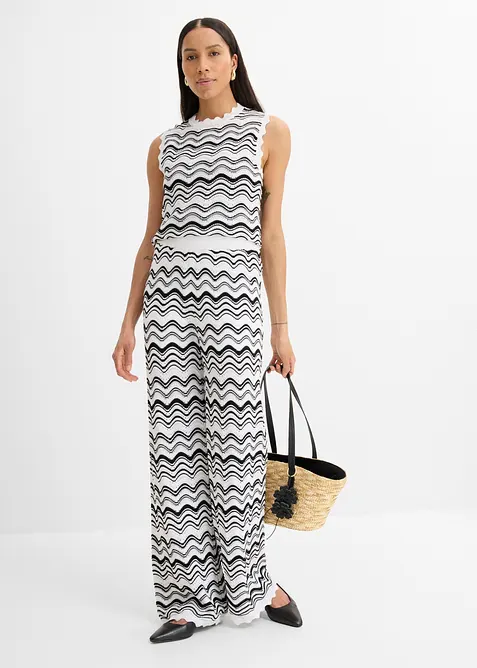 Pantalon en maille, bonprix