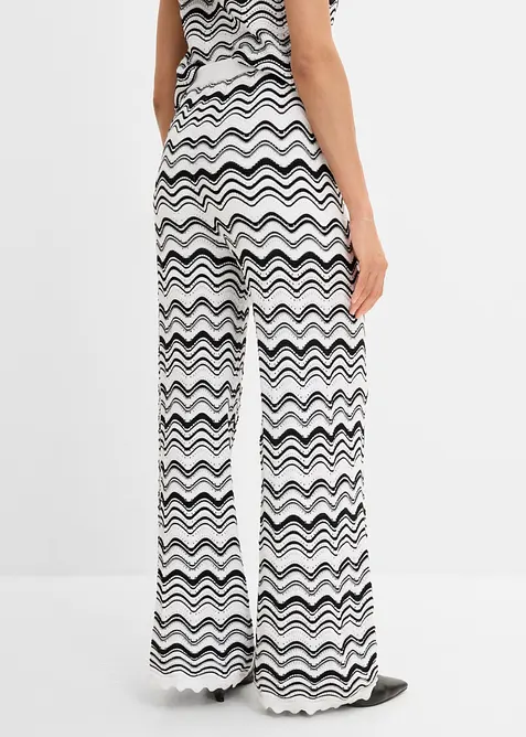 Pantalon en maille, bonprix