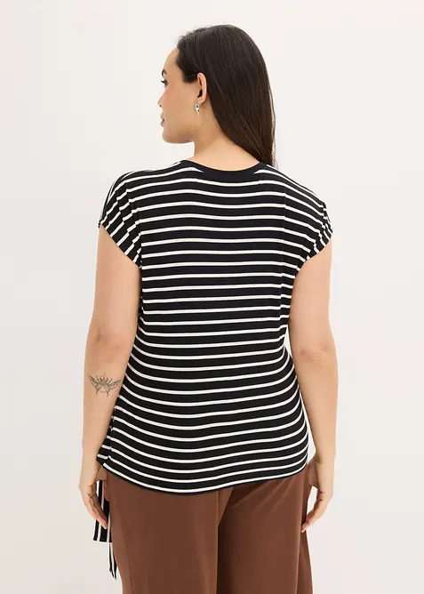 T-shirt avec drap&eacute;, bonprix