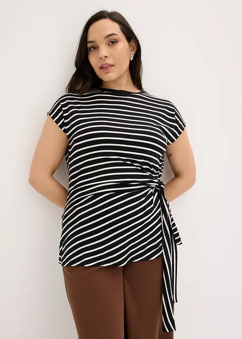 T-shirt avec drap&eacute;, bonprix