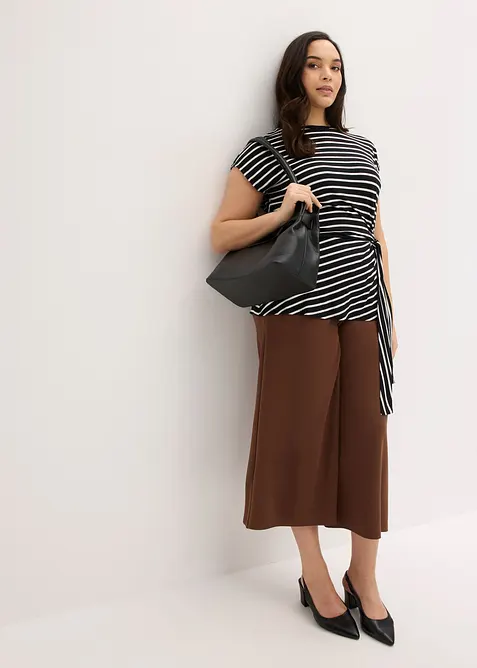 T-shirt avec drap&eacute;, bonprix