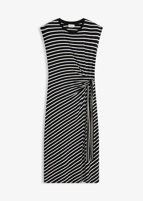 Jerseykleid mit Drapierung, bonprix