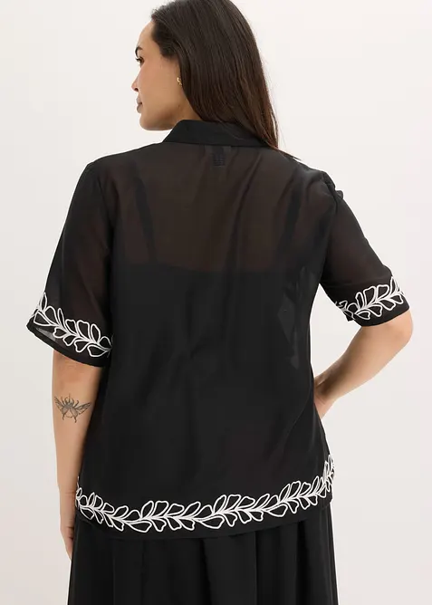 Blouse &agrave; broderies, bonprix