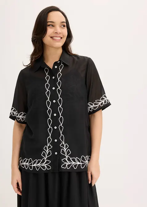 Blouse &agrave; broderies, bonprix