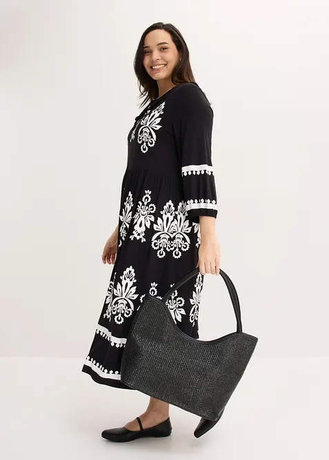 Robe douce en jersey viscose, bonprix