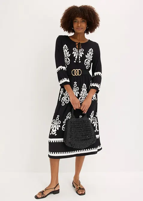 Jerseykleid aus softem Viskose-Mix, bonprix