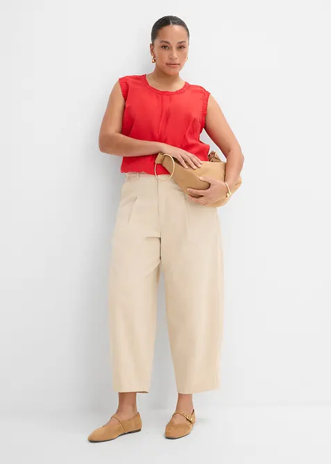 Pantalon ballon large et l&eacute;ger, bonprix