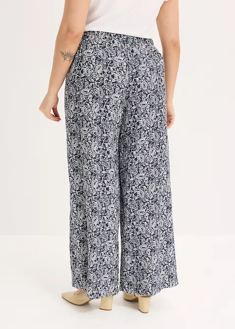 Pantalon &agrave; taille &eacute;lastiqu&eacute;e, bonprix