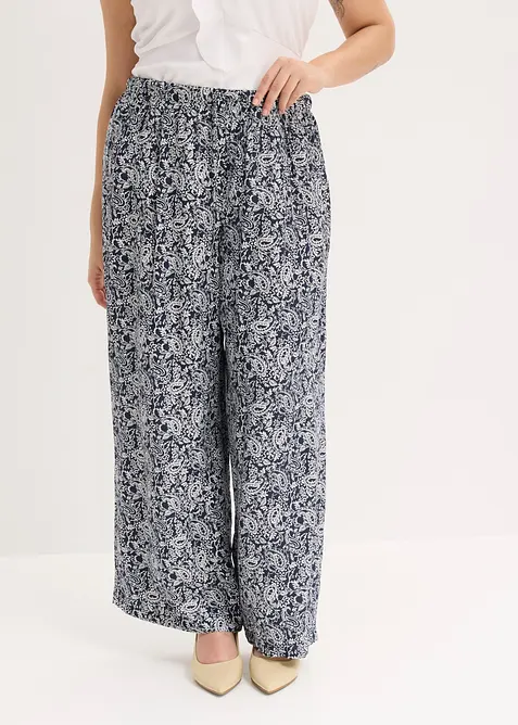 Pantalon &agrave; taille &eacute;lastiqu&eacute;e, bonprix