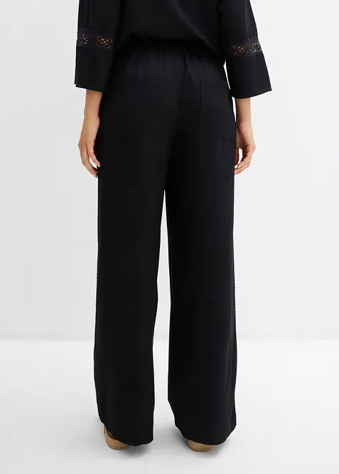 Lockere Hose aus flie&szlig;ender Viskose, bonprix