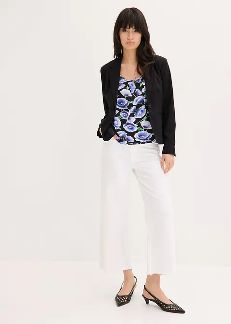 Spaghettitr&auml;ger-Top aus softem Viskose-Mix, bonprix