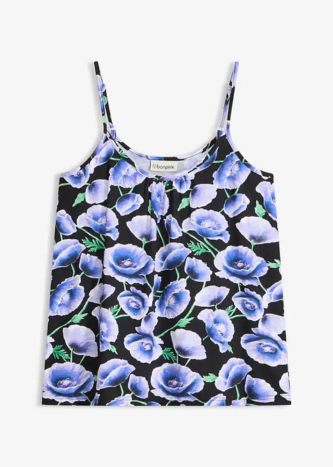 Spaghettitr&auml;ger-Top aus softem Viskose-Mix, bonprix