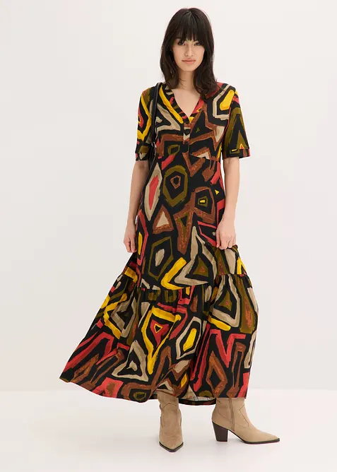 Maxikleid aus softem Viskose-Mix, bonprix