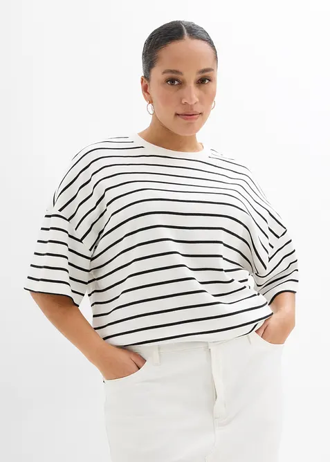 T-shirt ray&eacute; 100% coton, bonprix