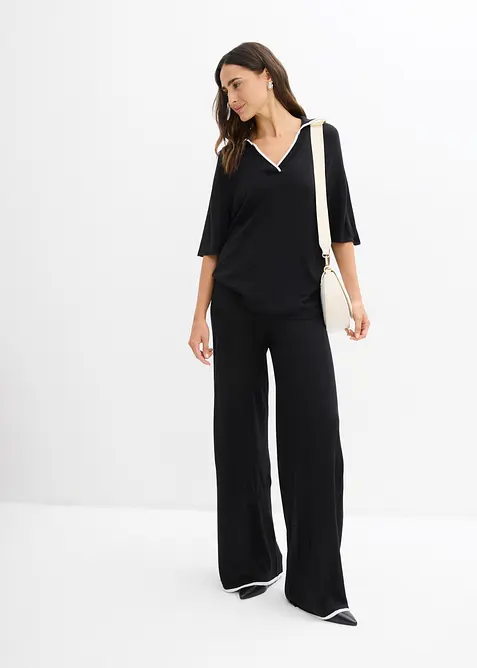 Feine Strickhose aus Viskose-Mix, bonprix