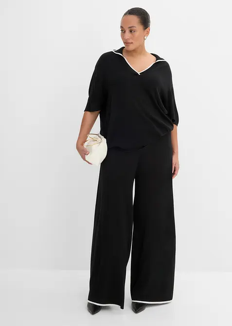 Pantalon en maille fine, bonprix