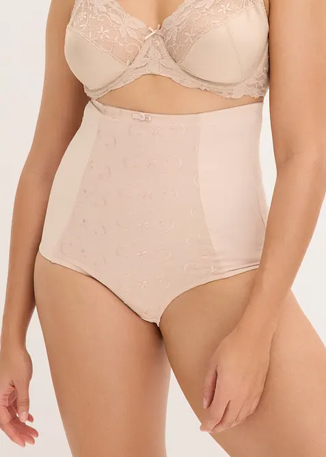 Strong Highwaist Shape Slip mit Baumwolle und Stickerei, bonprix