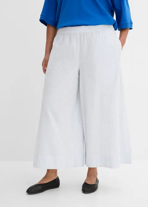 Jupe-culotte en seersucker, bonprix