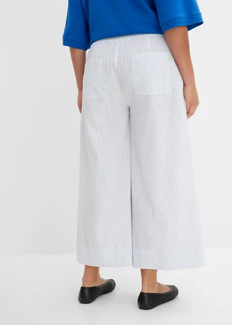 Jupe-culotte en seersucker, bonprix