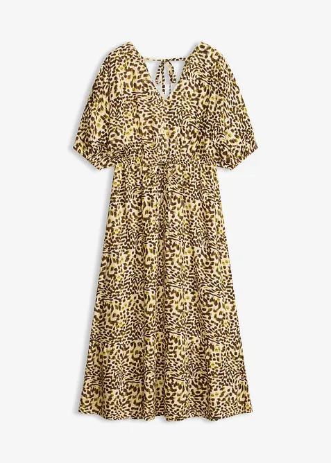 Midikleid aus flie&szlig;ender Viskose, bonprix