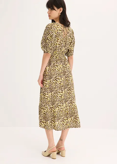 Midikleid aus flie&szlig;ender Viskose, bonprix