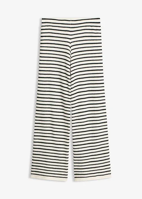 Strickhose aus luftigem Leinen-Mix, bonprix