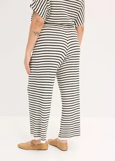 Pantalon l&eacute;ger en maille, bonprix