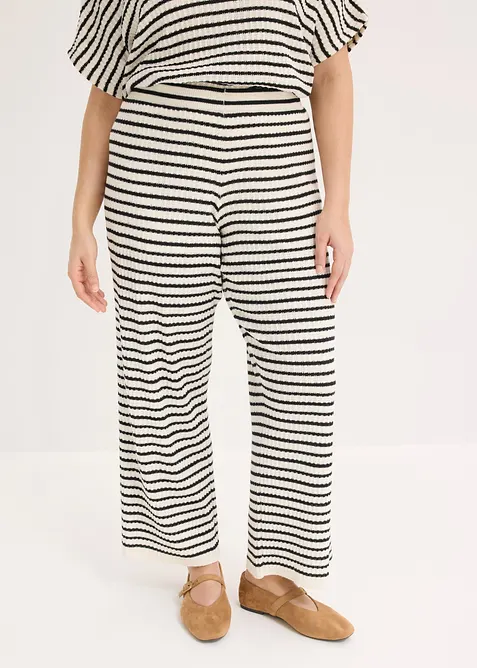 Pantalon l&eacute;ger en maille, bonprix