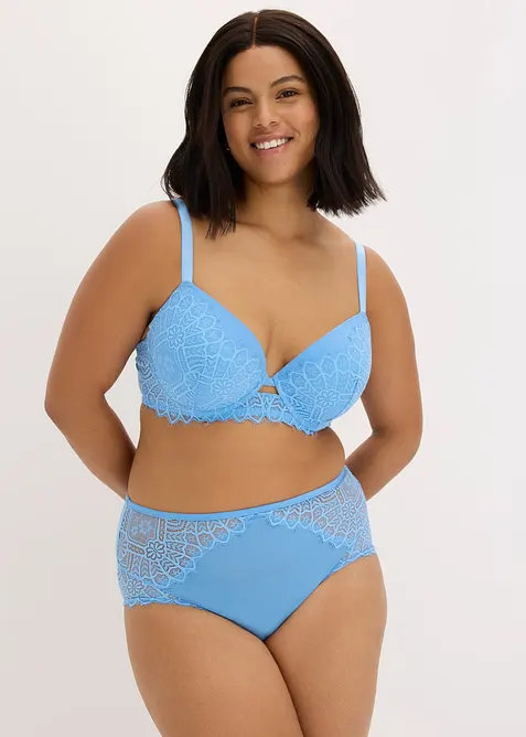 Soutien-gorge &agrave; coques et dentelle orientale, bonprix
