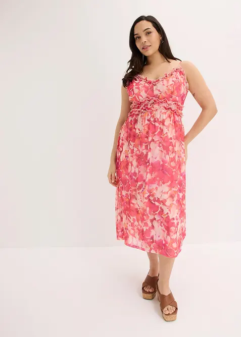 Tr&auml;gerkleid aus softem Mesh, bonprix