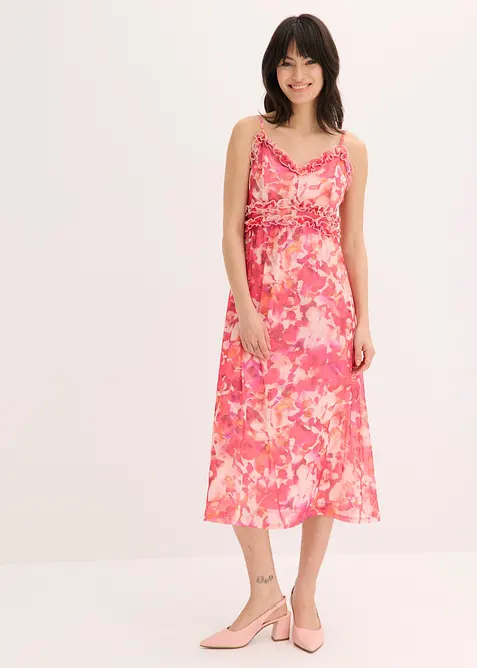 Tr&auml;gerkleid aus softem Mesh, bonprix