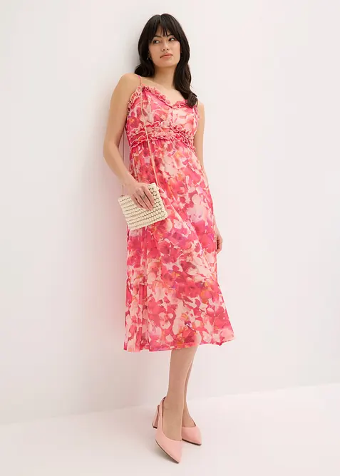 Tr&auml;gerkleid aus softem Mesh, bonprix