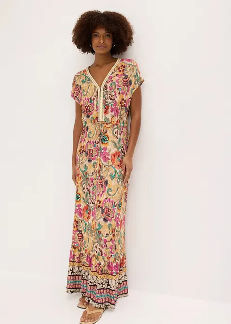 Jerseykleid aus softem Vikose-Mix, bonprix