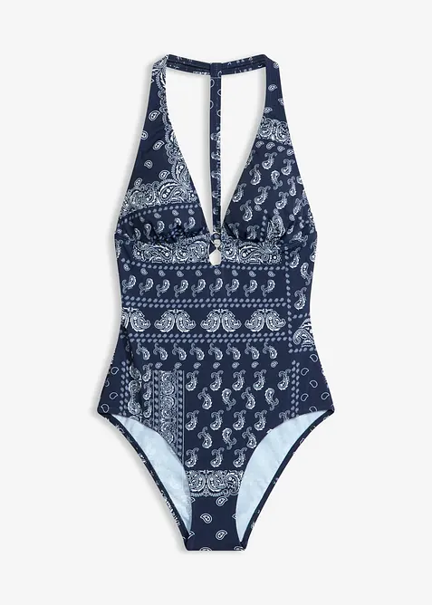 Badeanzug mit spezieller R&uuml;ckenl&ouml;sung, bonprix