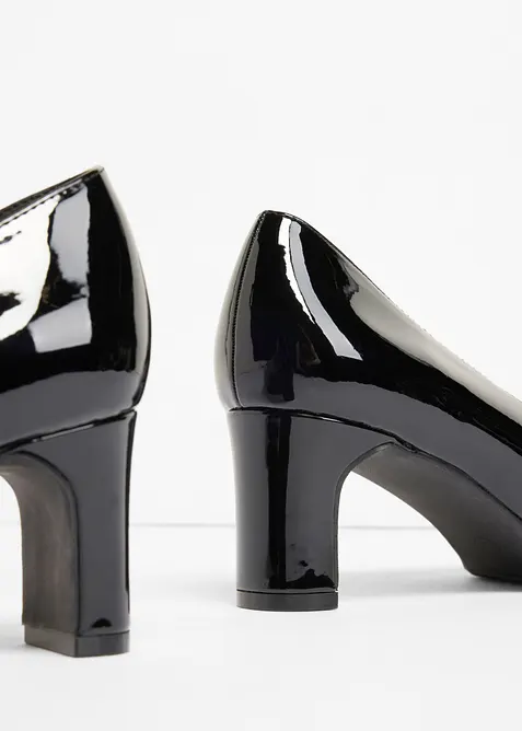 Escarpins aspect verni, bonprix