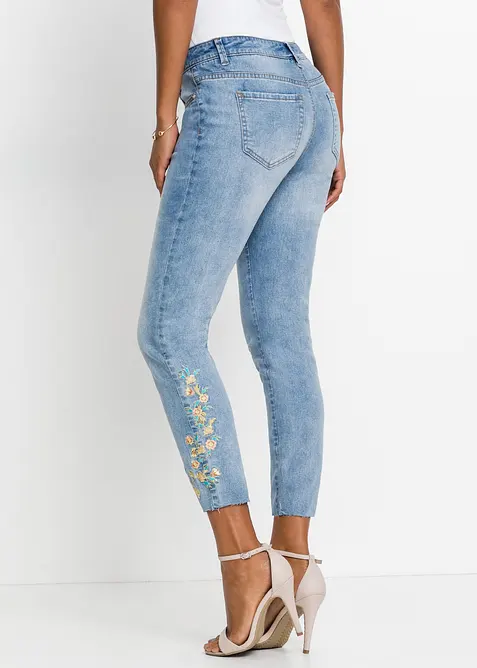 Skinny-Jeans Mid Waist, cropped, bonprix