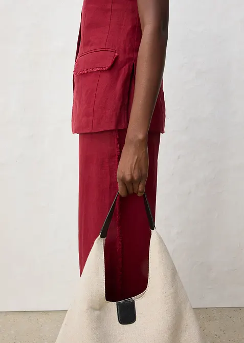 Anzugweste aus reinem Leinen, bonprix