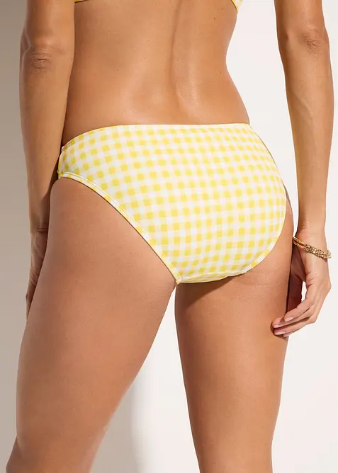Bikinihose im kariertem Design, bonprix