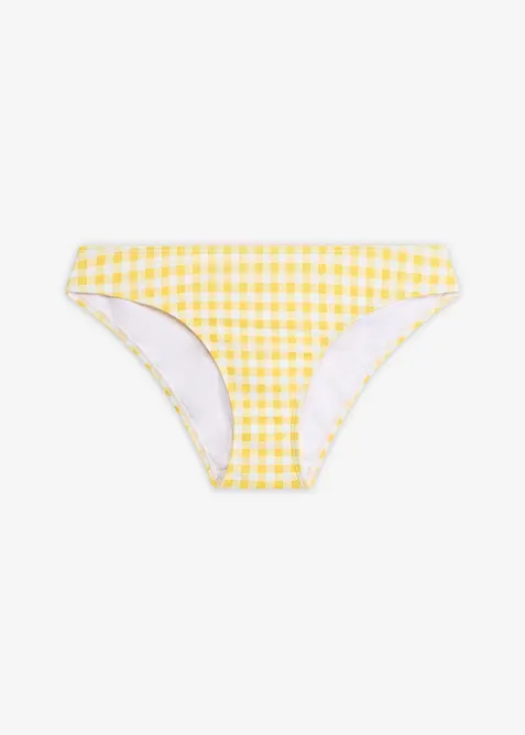 Bikinihose im kariertem Design, bonprix