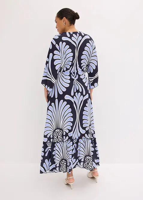 Maxikleid aus flie&szlig;ender Viskose, bonprix