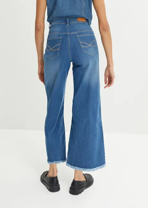 Jean large 7/8 extensible, bonprix