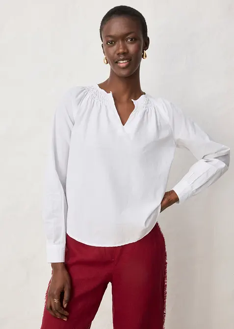 Tunika mit Seidenanteil, bonprix