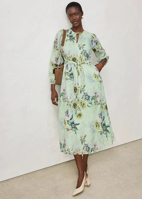 Maxikleid aus Ramie, bonprix