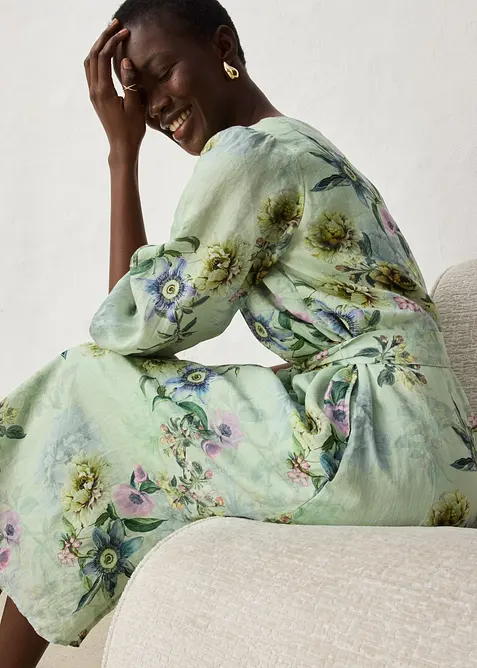 Maxikleid aus Ramie, bonprix